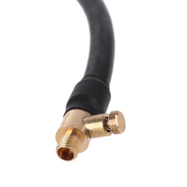 Dekkventil Adapter for Bil, Dekkpumpeslange med 2 Messing Inf