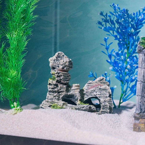 Akvarie Dekoration, Harpiks Fiskeri Akvarie Ornament, Polyresin