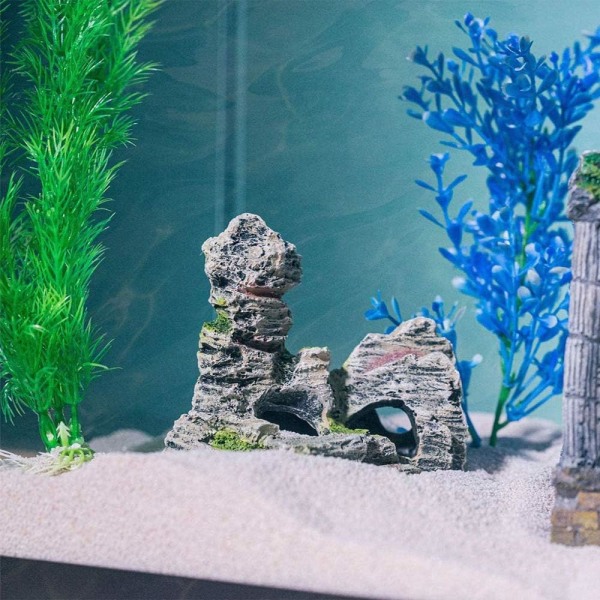 Akvariumdekorasjon, Harpiks Fiskebåt Akvarium Ornament, Polyresin