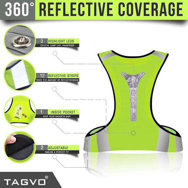 Reflekterende Cykelsafetyvest