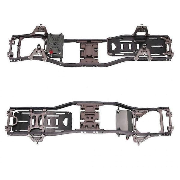 SCX10 313mm 12.3 tum Ram Balk Kolfiber Chassi Ram Skenor för 1/10 Axial SCX10 RC Crawler T