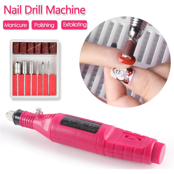 ##/Elektriska Nagelfilar - Nagelfräsmaskin för Akryl- och Gelnaglar USB Nagelfilar##/
