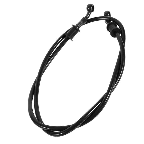 1x 60cm Motorcykel Flätad Stål Broms Koppling Oljeslang Ledning Rör Svart