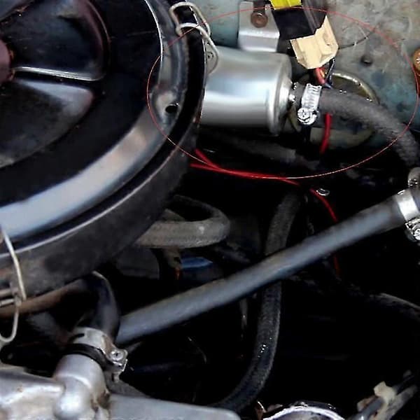 Universell 12V HEP-02A Bränsleöverföringspump Inline Elektrisk Lågtrycksbränslepump Gasbränslepump