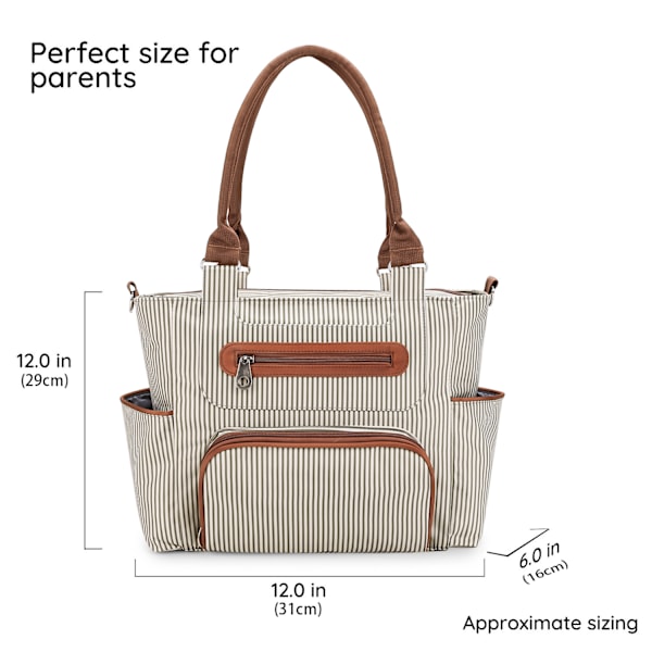 Khaki Mommy Bag håndtaske