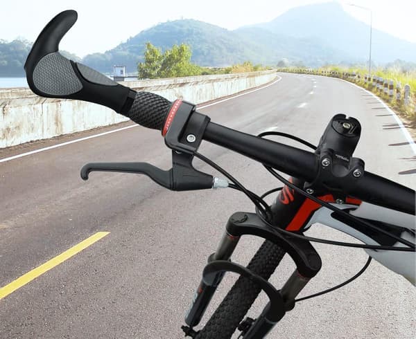 Pyörän ohjaustangon kahvat Ergonomiset MTB Maastopyörä Pyöräilijälle L:ltä