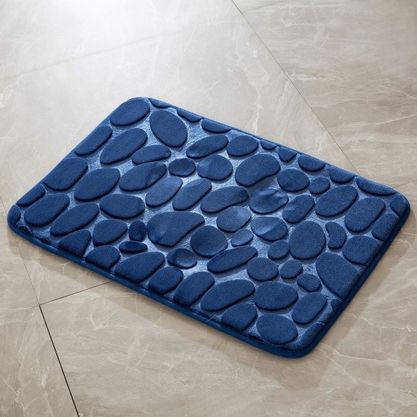 40x60cm Tummansininen Entrance Mat Kylpymatto Memory Foam Hydrophili -materiaalia