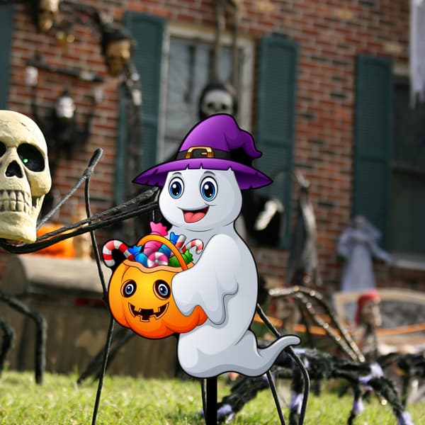 Halloween-koriste akryylipuutarhakoristeet