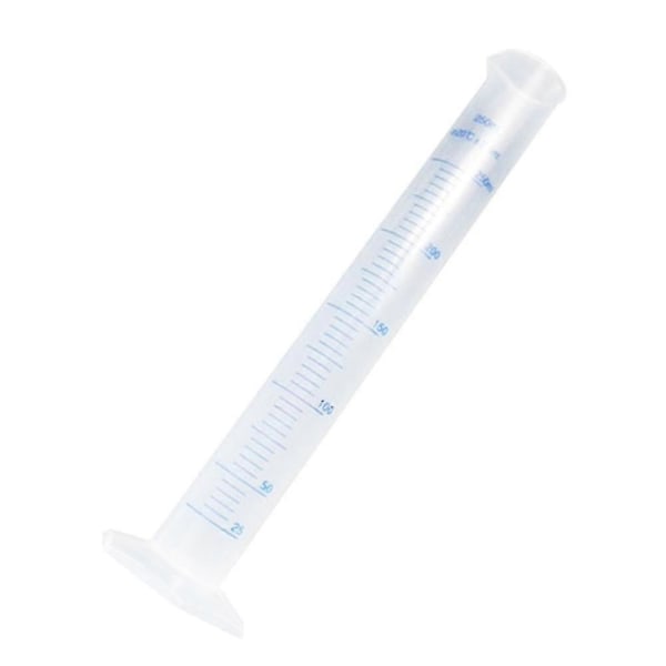 3 x 100 ml graderad mätcylinder i plast med skala, kemilaboratorieverktyg