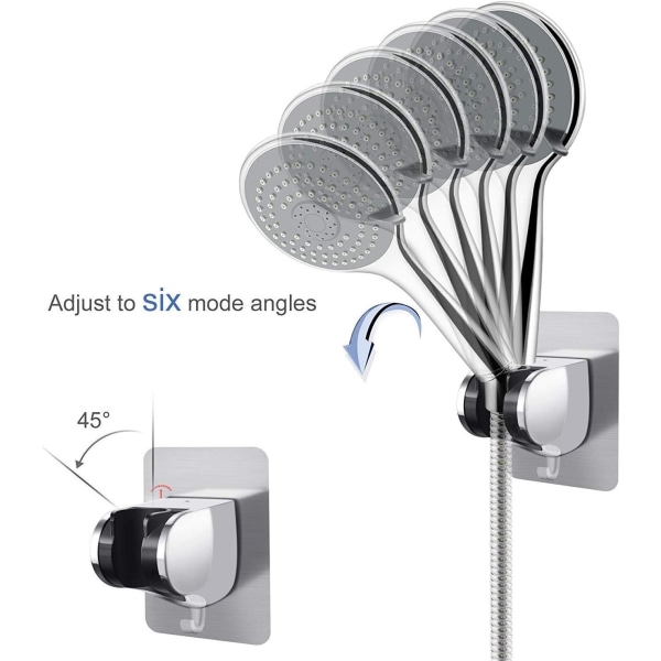 Universal Bruseshovedholder, 2 Dele, Ingen Boring, Justerbar