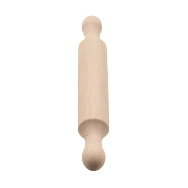 20 stk. Mini kjevle i tre, 15 cm lang, kjøkkenkjevle for baking, liten deigrulle i tre