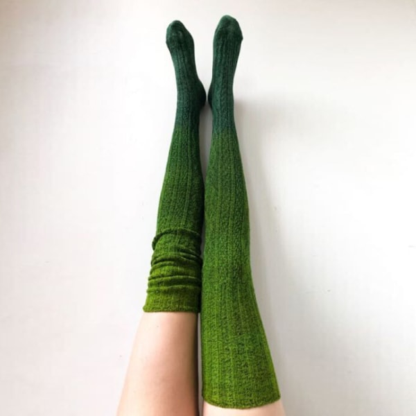 Knestrømper for kvinner sokker overknee strømper tights bomullsstrømper