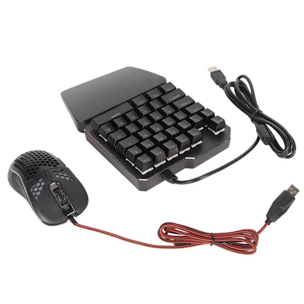 Keyboard Mouse Converter Sæt Kablet RGB Mekanisk Tastatur Mus Adapter Combo til PS5 til PS3 til PS4 til Switch