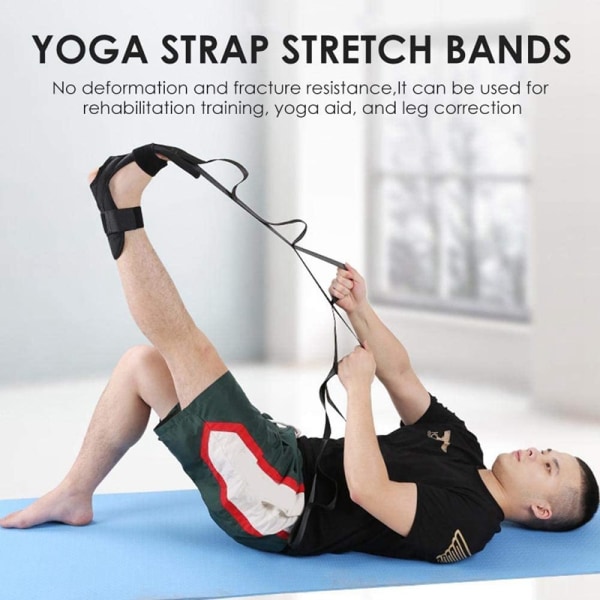 Yoga Strap Yoga Bånd Yoga Strap til Strækning Yoga Bælte Pilates