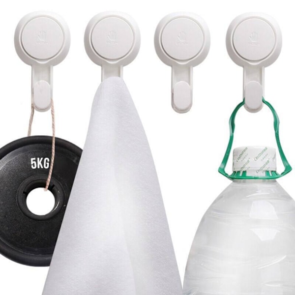 2 sugekop plastik vægkroge nye robuste