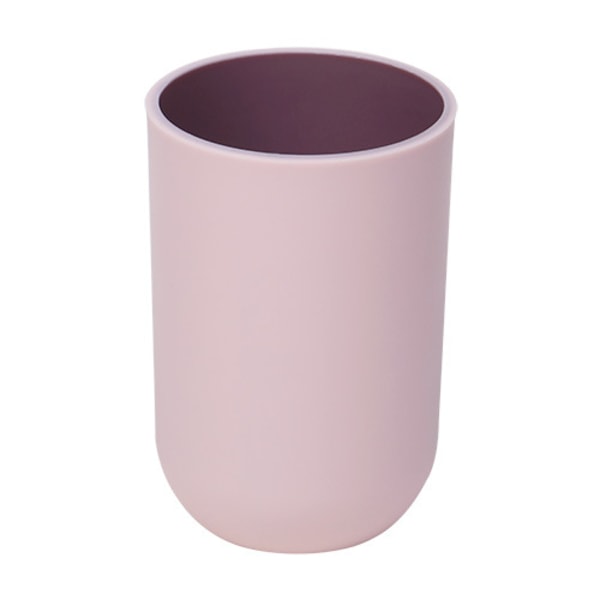 1 kpl (vaaleanpunainen violetti, noin 10,7 * 7 cm) Kylpyhuoneen muki, hammasharja