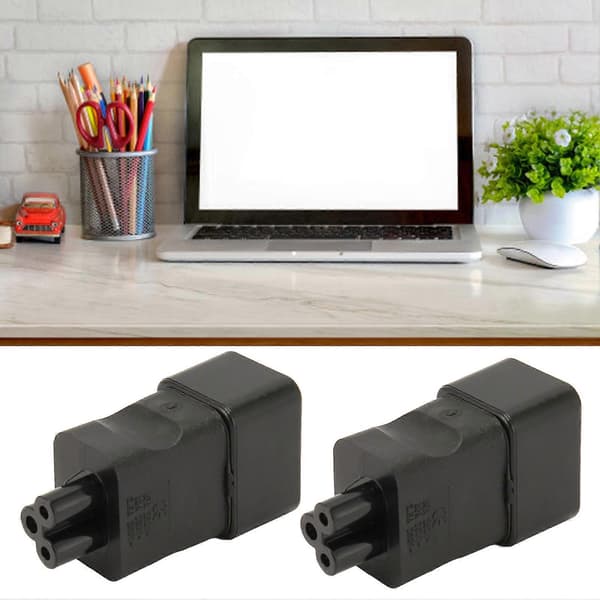2 stk. IEC320 C20 til IEC320 C6 Strømadapter Professionel C20 til C6 Strømstikadapter til Bærbar PDU Server UPS Stik 250V