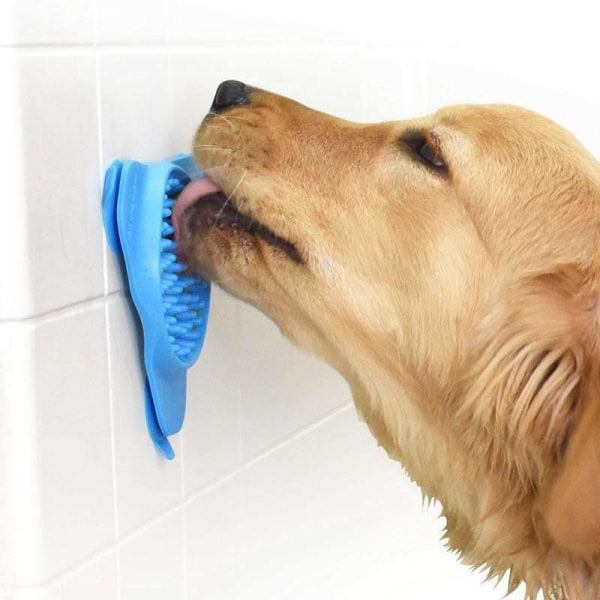 Blå Læk Mat til Hunde, Hvalpe og Kæledyr, Hundelæk Pad, Langsom Foder