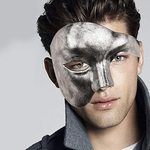 Halloween Mask för Män Enögd Party Panband Ögonen F