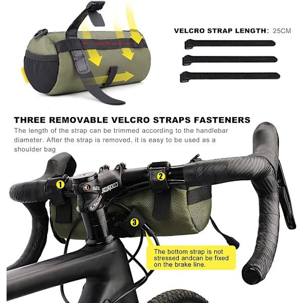 Cykelstyrbag, forreste styr, cykelkurv, MTB, landevej
