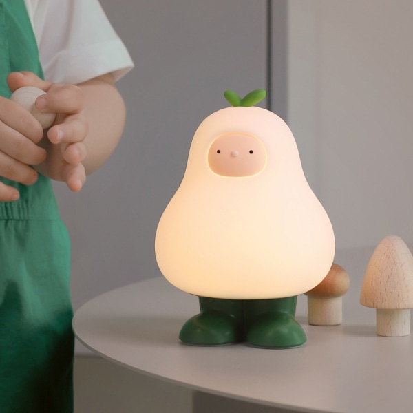 Sove med silikon oppladbar nattlampe nattlampe ved sengen