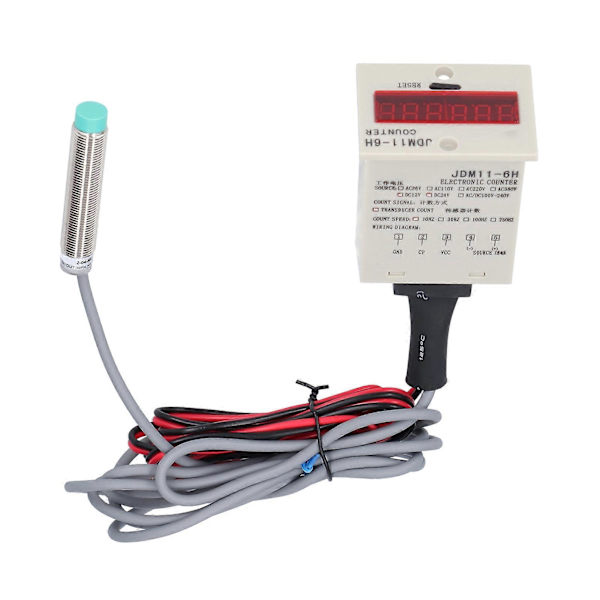 BERM Digital elektronisk teller for metallobjekter Kontaktinduksjon Panel Reset JDM11?6HAC36V
