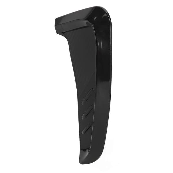 2 st Sidostänkskydd Ventil Trim Vänster Höger 20cm Glänsande Svart Gummi Universal Passform för Accord Civic