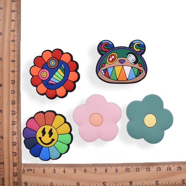 ##/13-delad uppsättning söta tecknade blomkylskåpsmagneter##/