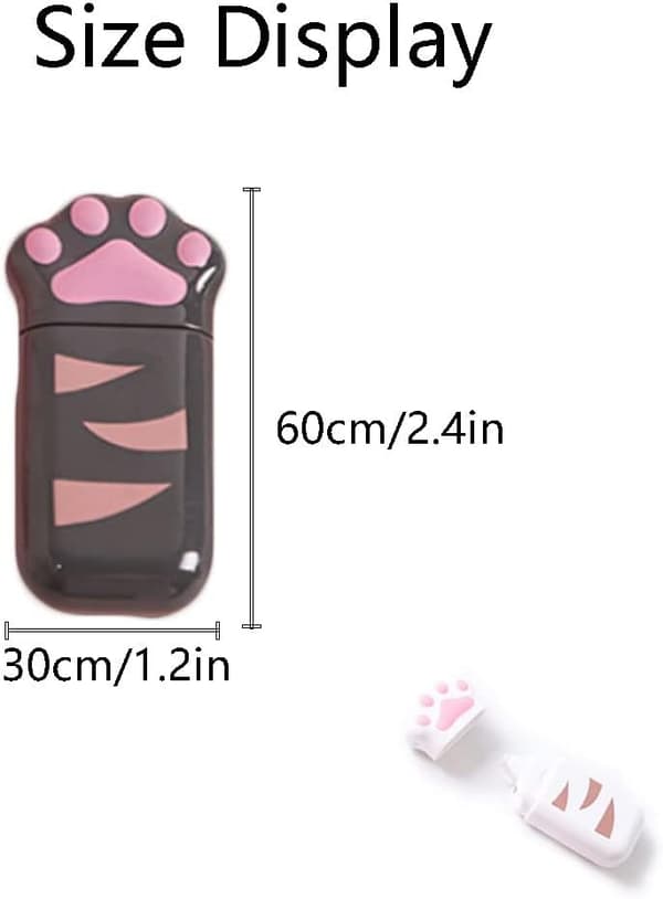 6 stk. Sød Rettelse Tape, Kat Rettelse Tape, Mini Rettelse