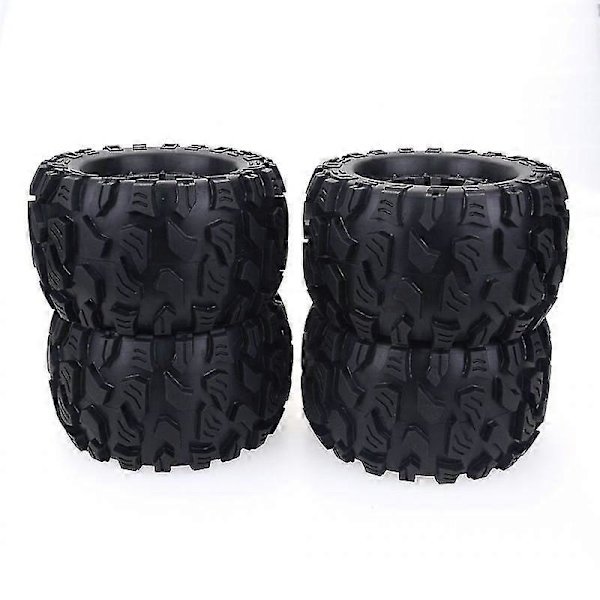 4 stk. 1/10 Truck Hjul Dæk til HPI HSP Savage XS TM Flux ZD Racing LRP