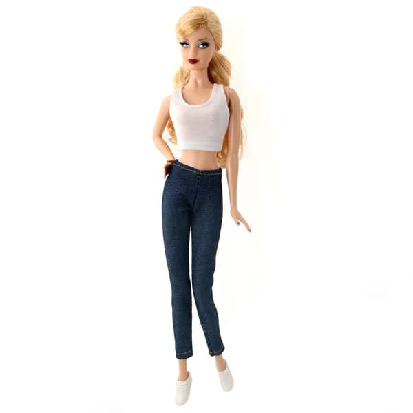 Barbie modekostume, 5 dele, 5 dukketilbehør, til ch