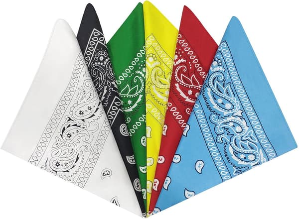 Sjal Hals Sjal Stropp Cashew Nøtt Bandana Design Sjal Nyhet