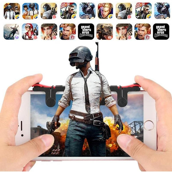 1 Par Pubg Mobile Controller Gamepad Spiludløser Sigteknap L1
