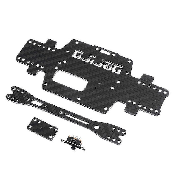 Wltoys 284161 284131 284010 K969 K979 K989 K999 P929 P939 1/28 RC Uppgraderad Kolfiber Chassi Bil