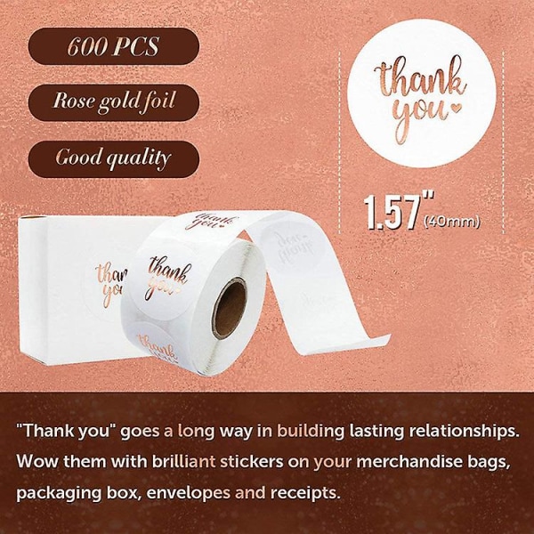 3X500 stk. julemærker rulle?etiket ny hvid bronze tak reusable&