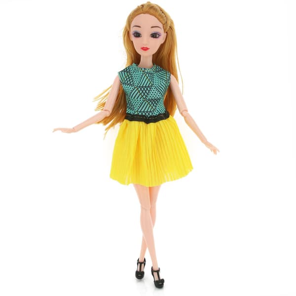 Barbie modekostume, 15 dele, 15 dukketilbehør, til