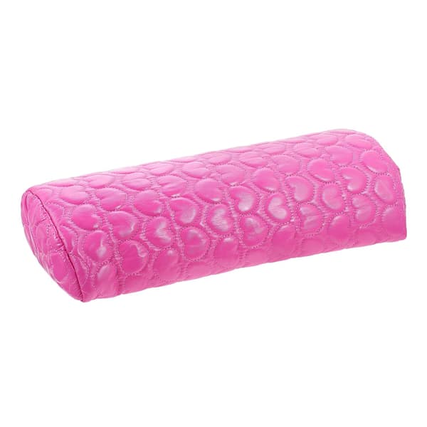 Neglepude håndstøtte, vaskbar, PU læder, aftagelig, pink