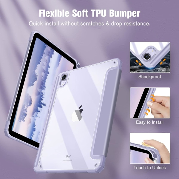 Ming TPU beskyttende tastaturdeksel for iPad Pro 11 (2020 / 2021)