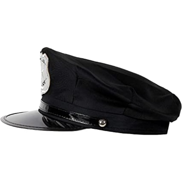 #Polishatt Cop Carnival Hattar 1 svart polishatt rolig SWAT#