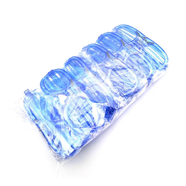 ##/5-pack Fashion Unisex Plast Glow LED-solglasögon##/