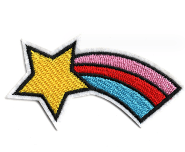 15 Stykker Regnbue Broderi Stryke-på Lapp, Broderi Klistremerke Jern