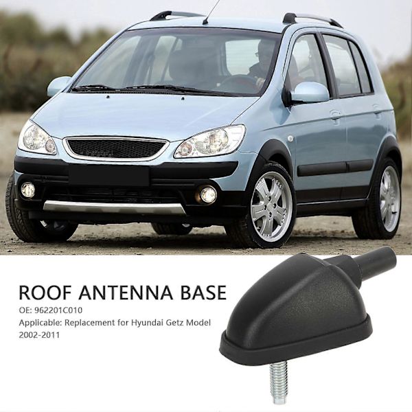 Antennebase for tak 962201C010 Antennestangbase Erstatning for Hyundai Getz Click 2002 til 2011