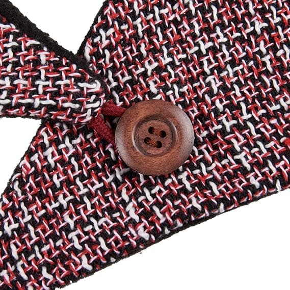Triangulär scarf - blå och vit, varm och elegant damvinter