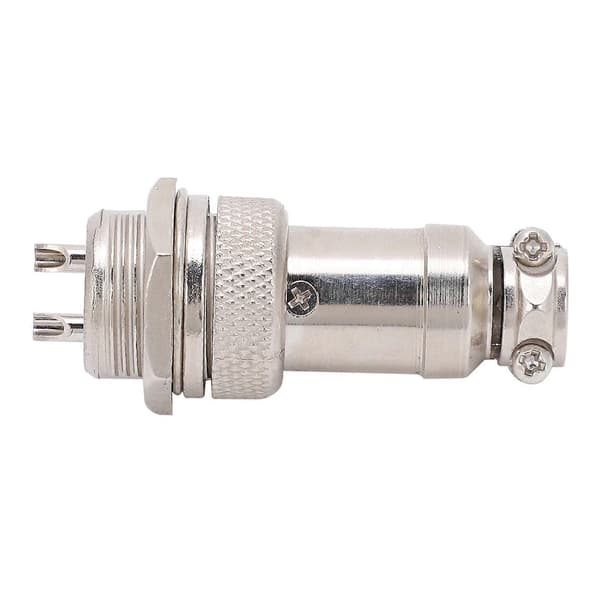 5 st Aviation Plug Connector Hane Hona Trådpanel Strömchassi Metallbeslag GX16 16mm 450V2pin