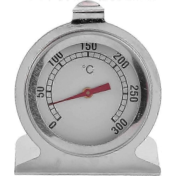 Ovntermometer - Ovntermometer i rustfrit stål, måleværktøj til bagetemperatur, 1 stk.