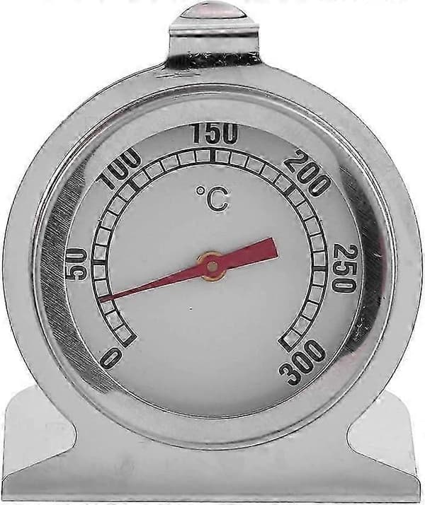 Ovntermometer - Ovntermometer i rustfritt stål, måleverktøy for baketemperatur, 1 stk