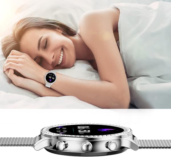 ##/Smartklockor Kvinnor, Ring/Svara/Avvisa Samtal Fitness Tracker Wat##/