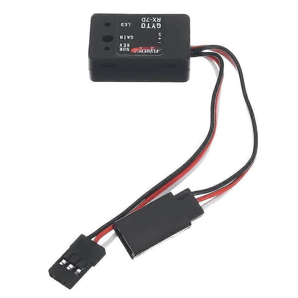 Flyueace RX7D Gyro Gyroskop Støtte Digital/Analog Servoer for RC Bil Båt