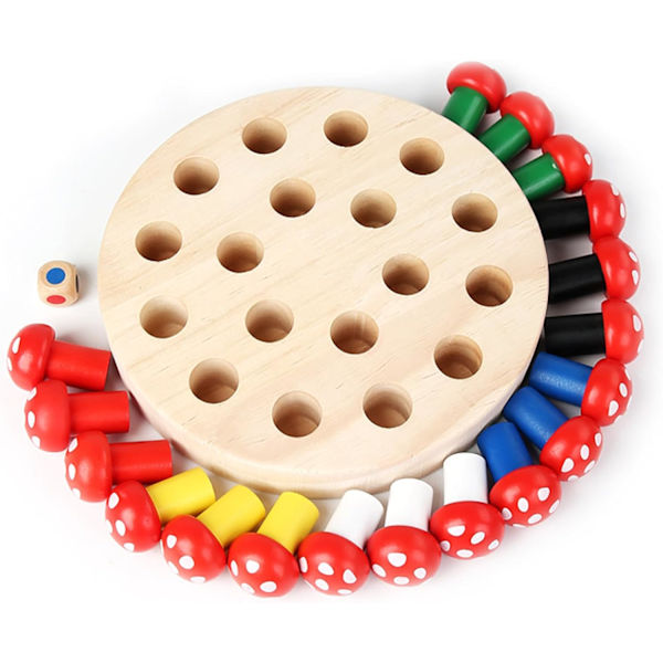 Spel för barn 3 år, Minnes Schack (Svamp), Brädspel