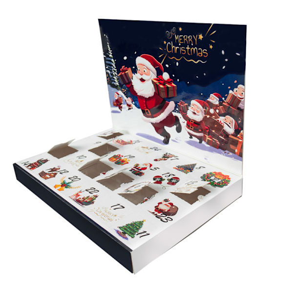 Jule adventsgaveæske nedtællingskalender blind box